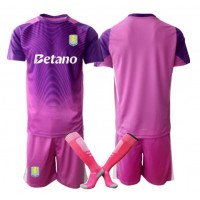 Aston Villa Golmanski Rezervni Dres za djecu 2025-26 Kratak Rukav (+ Kratke hlače)